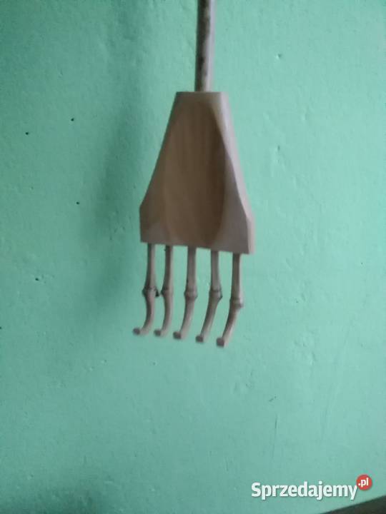 Ozdoba drewniana rączka beżowy łódzkie Łódź