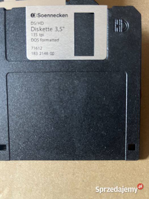 Dyskietki 35 Soennecken 144 MB 6 sztuk nowe sprzedam