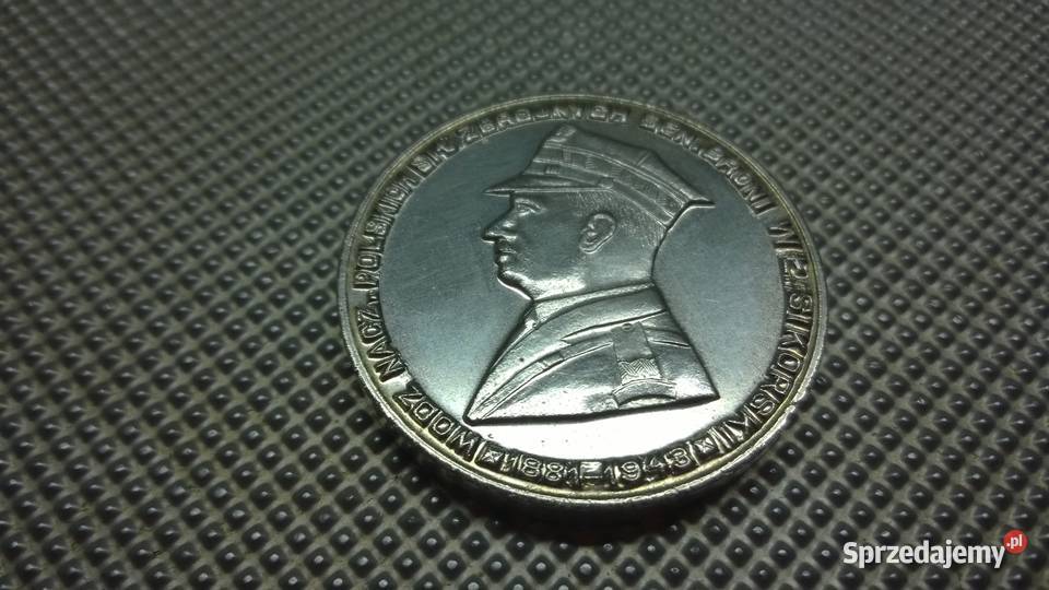 MEDAL numizmat Wł Sikorski 1881 1943 Warszawa
