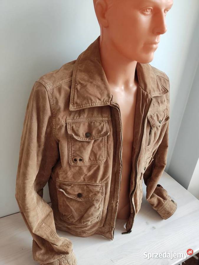 Kurtka skórzana Tom Tailor brązowy/beżowy Głuchołazy