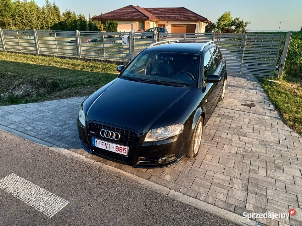Audi A4 B7 SLine 20 TDI 140 piękna sztuka Xenon tempomat Samochody osobowe lubelskie Zamość