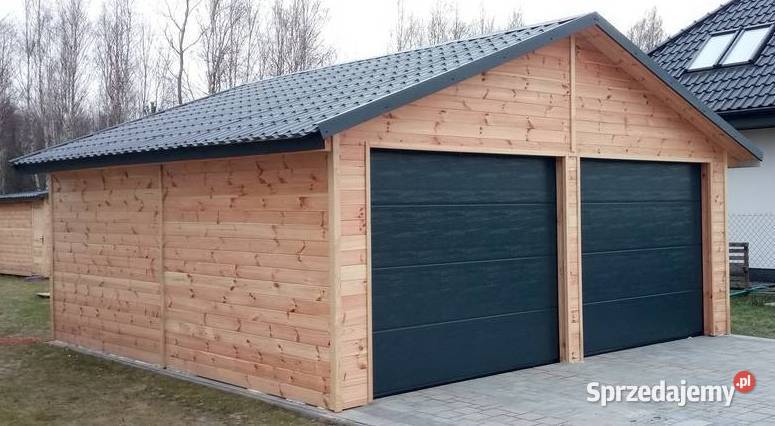 Garaż drewniany dwustanowiskowy bez pozwolenia małopolskie Nowy Sącz