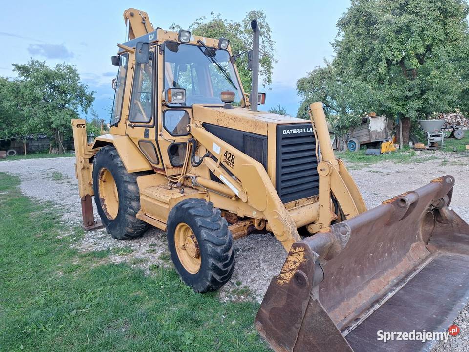 Koparko ładowarka Cat428b Rok produkcji 1991 Jędrzejów