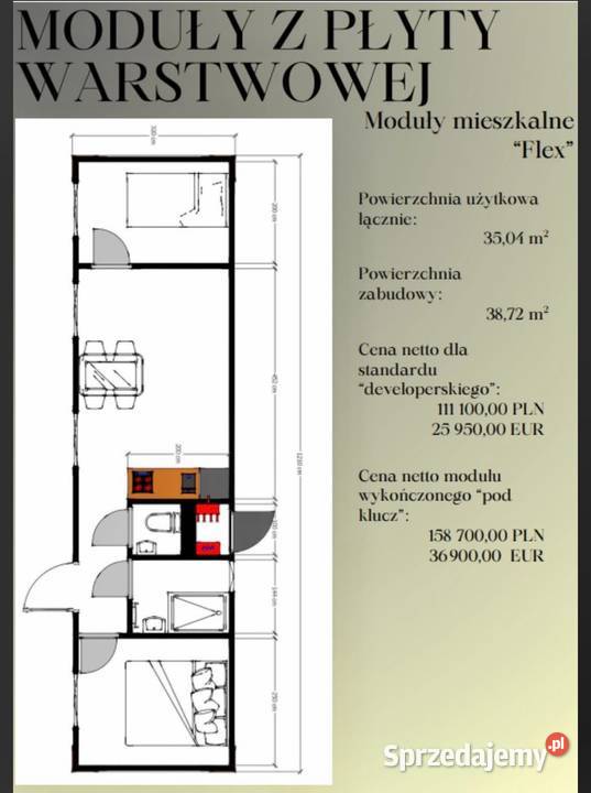 Na sprzedaż DOM MODUŁOWY Gdańsk