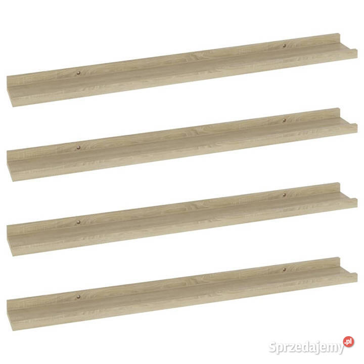 Półki ścienne 4 dąb sonoma 80x9x3 WM326686 Warszawa