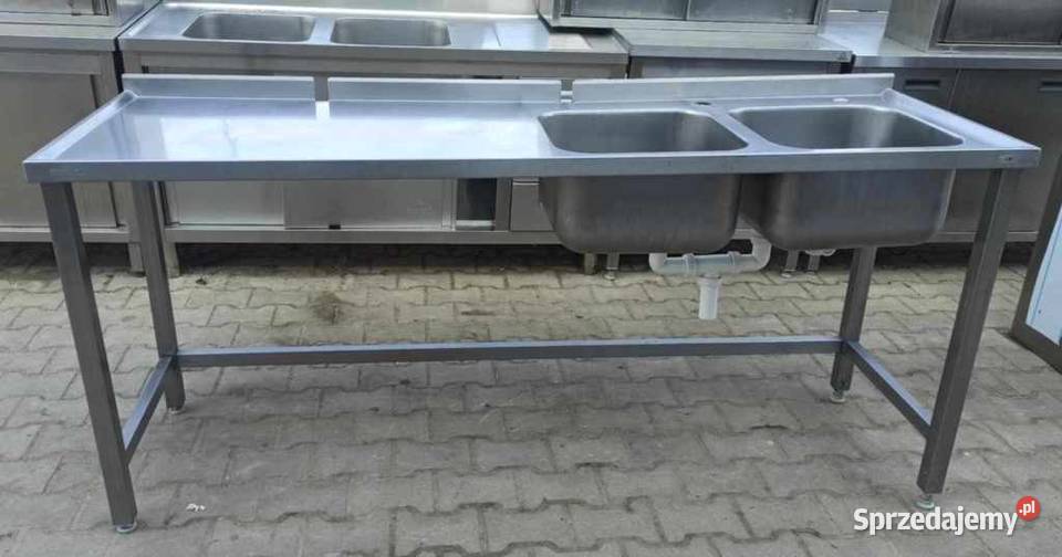 Zlew 2 Komorowy z Blatem Roboczym 1906085 S 953O Biznes i Przemysł wielkopolskie