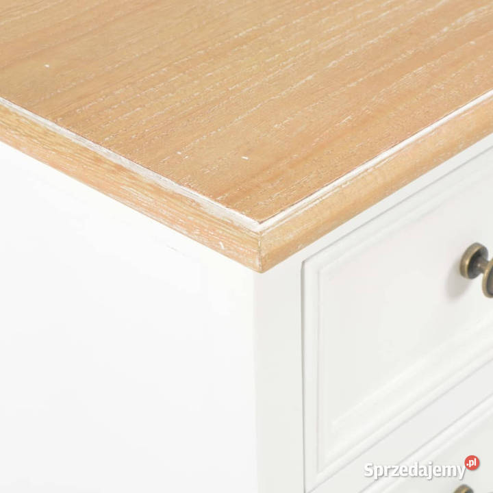 Szafki nocne 2 białe 35x30x49 MDF WM280037 mazowieckie Warszawa