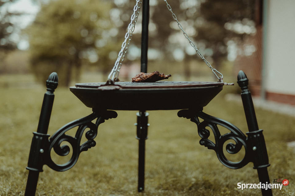 GRILL OGRODOWY ŻELIWNY KOCIOŁEK GARNEK PRODUCENT Gołdap