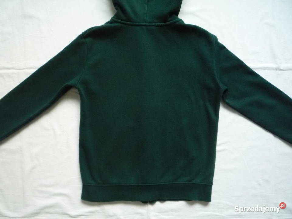HM 134140 Zielona Bluza na zamek Kaptur Meszek sprzedam