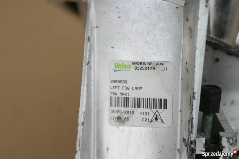 SCANIA R P G HALOGEN PRZÓD PRZEDNI LEWY 2080688