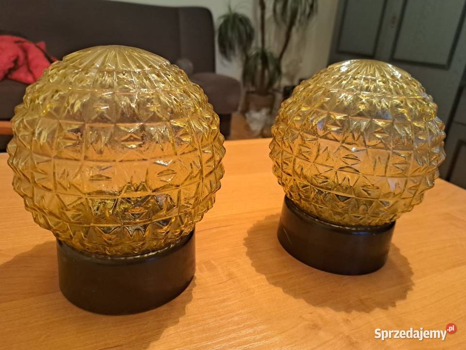 Dwie retro lampy z 60 tych lat firma Kamenick Lubań
