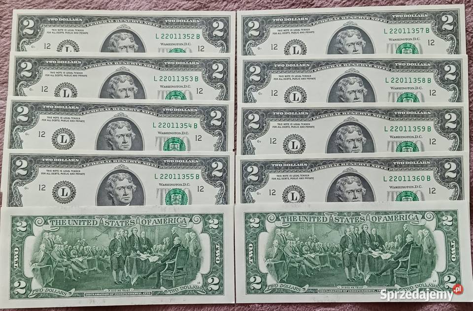 10 x 2 USA 2017 r seria AmenLSan Francisco Konin sprzedam