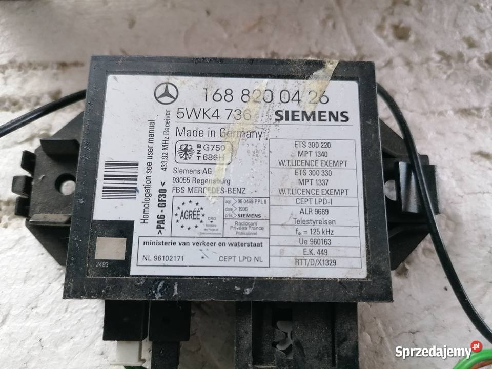 Zestaw Startowy Mercedes W168 Wisznice