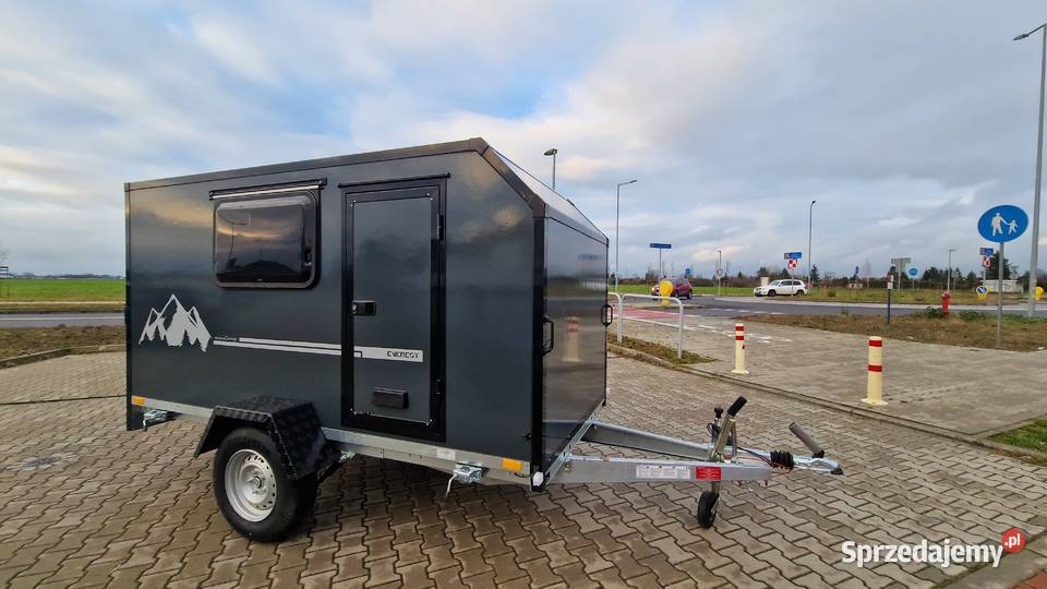 Mobilne Biuro OffROAD przyczepa na ryby wyprawę Hobby Leszno sprzedam