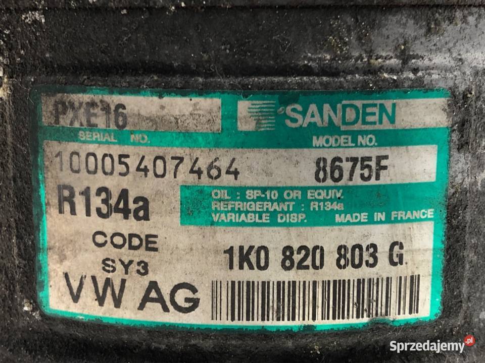 SPRĘŻARKA KLIMATYZACJI VW GOLF V 1K0820803G 19 sprzedam
