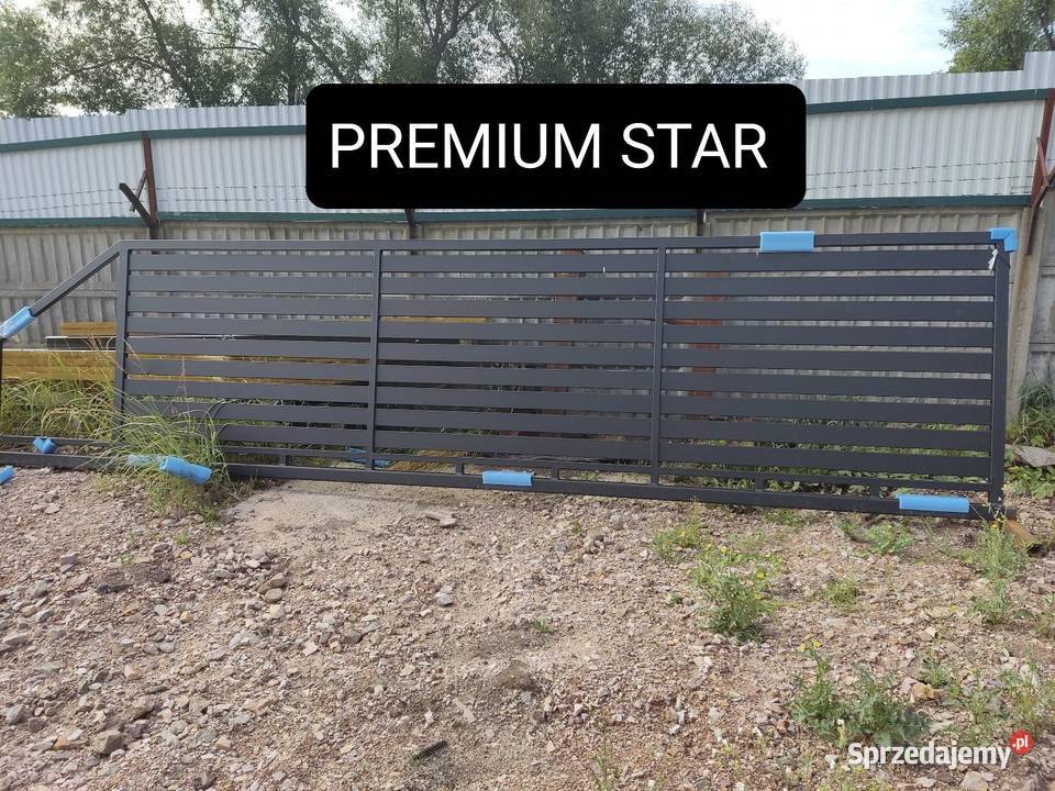 Brama przesuwna palisada 5m Prem Star ocynkRAL Łagów
