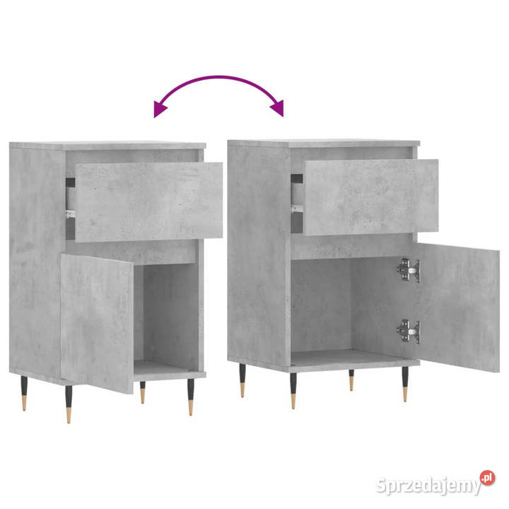 Szafki 2 szarość betonu 40x35x70 WM831141 Warszawa
