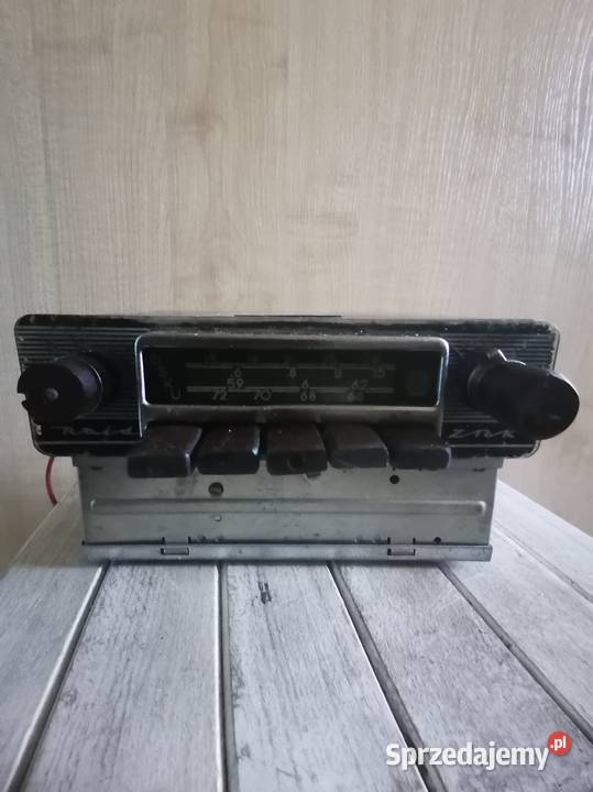 Radio samochodowe Unitra ZRK Raid z czasów PRLu Radioodtwarzacze Kraków