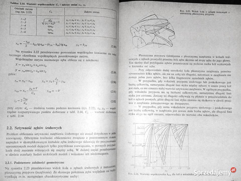 Przekładnie zębate Dynamika Ludwik Muller Rok wydania 1986 Chełm
