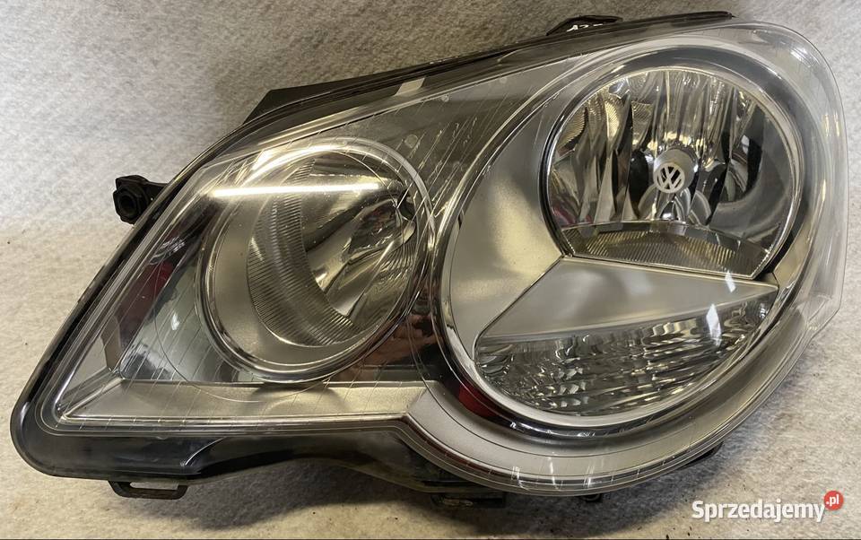 Lamp reflektor lewy przód VW Polo IV Lift osobowe Motoryzacja Jasienica