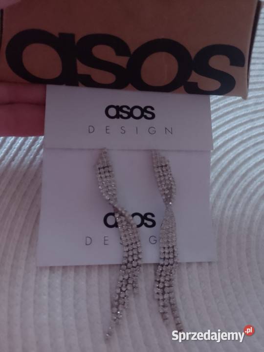 ASOS Długie Asymetryczne Kolczyki bogato Dodatki Kraków