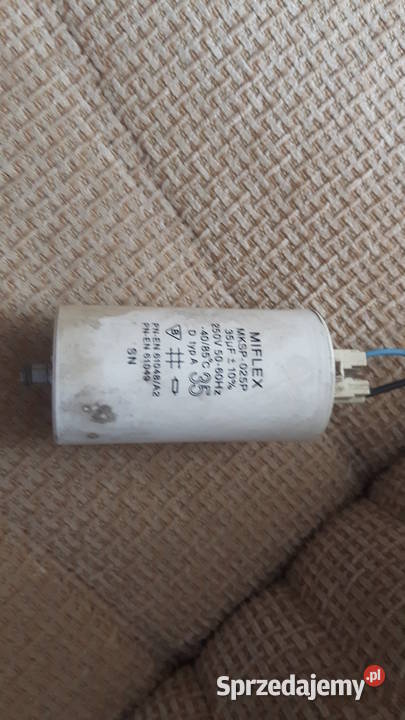 Kondensator 35 mikro faradów 250V 5060 Hz świętokrzyskie Ostrowiec Świętokrzyski