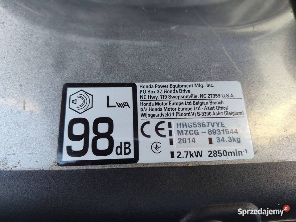 kosiarka honda HRG 536 Głogów