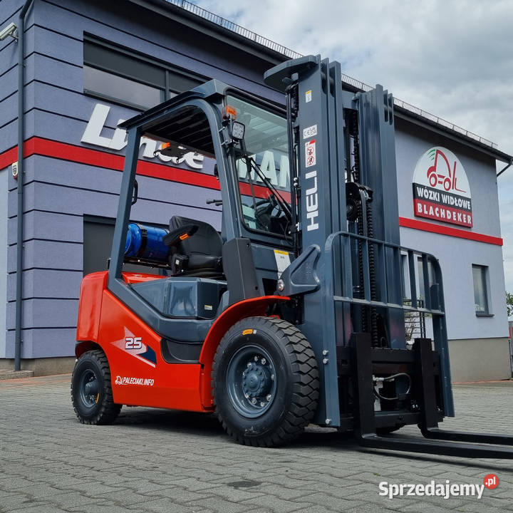 Nowy gazowy wózek widłowy Heli CPYD25KU1H Kubota gaz Mogilany