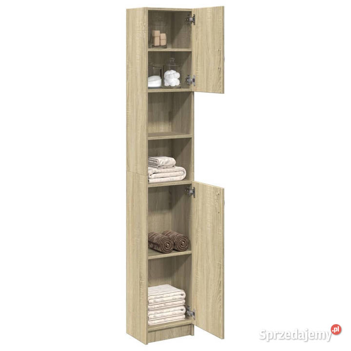 Szafka łazienkowa dąb sonoma 32x255x190 WM849606 Pozostałe Warszawa