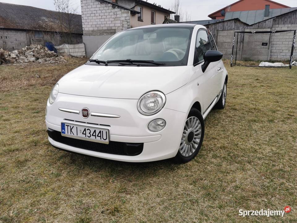 Fiat 500 12 biała perła NAVI Niwy