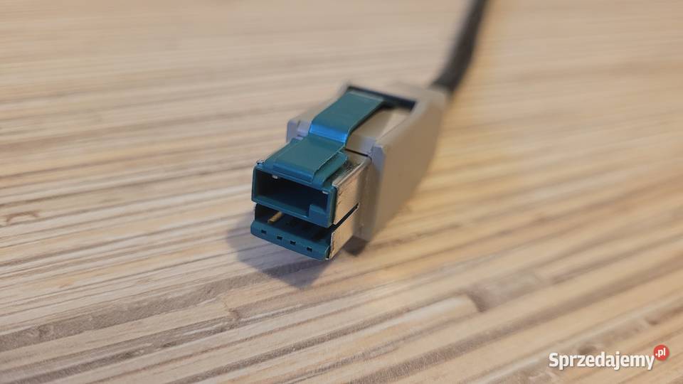 Wtyczka PoweredUSB 12V 2x4Pin terminal POS Pozostałe Elektronika Łódź