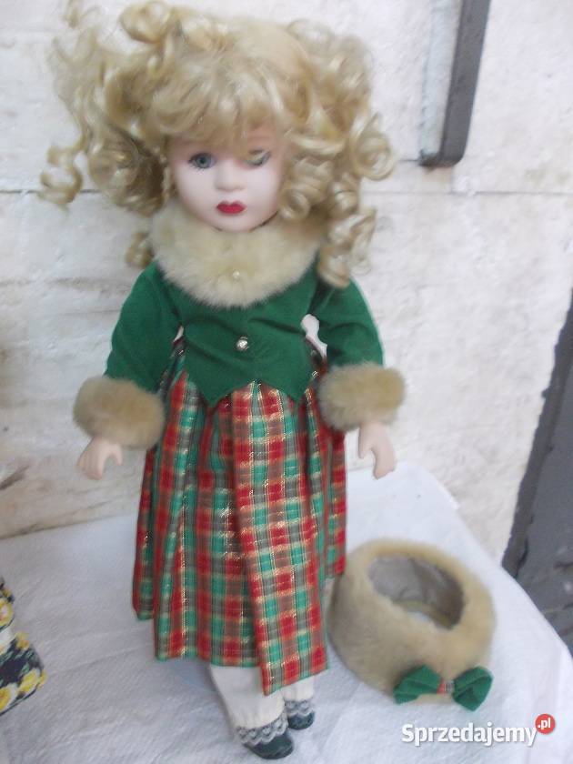 Stare porcelanowe ceramiczne lalki na Antyki Bielsko-Biała