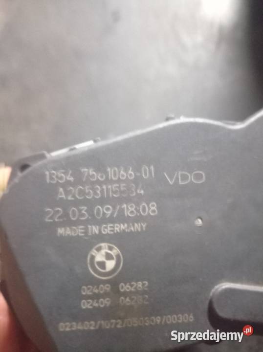 Przepustnica BMW E90 E87 20 B N43 13547561066 łódzkie
