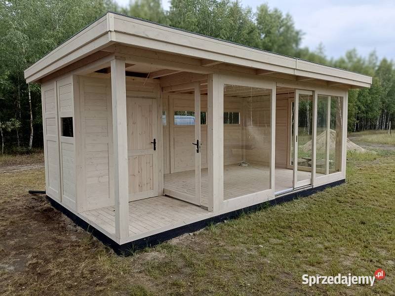 Altana 35 Nowoczesna 3x6,3 m| Blacha, Rynny, 3 Drzwi, Schowek|Producent