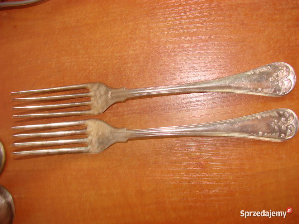 stary widelec stołowy plater Pruszcz Gdański