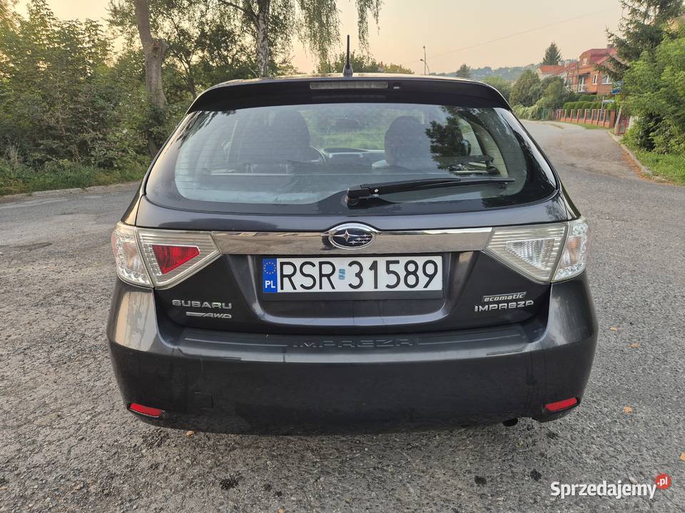 Subaru Impreza GH 15 LPG 4x4 2010 benzyna+LPG podkarpackie