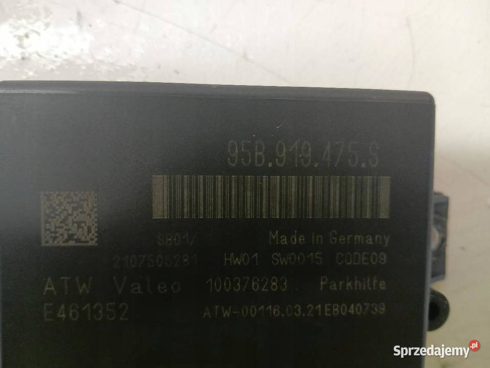 MODUŁ PDC PARKOWANIA 95B919475S Porsche Macan I Układ elektryczny, zapłon