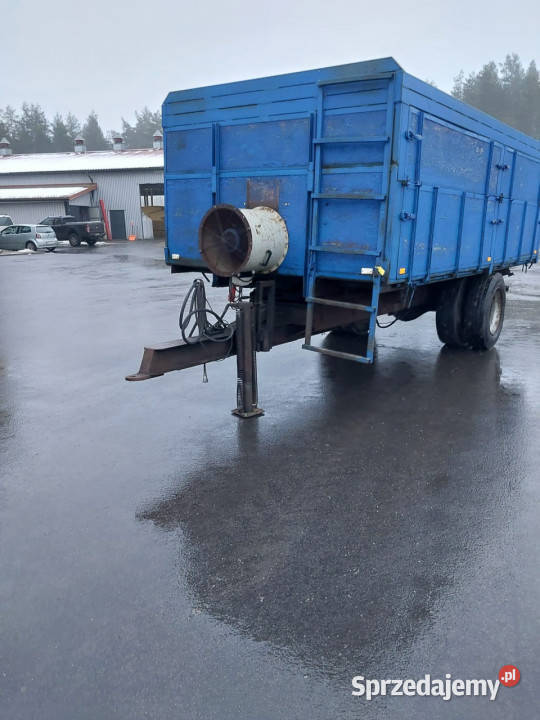 Przyczepa wywrotka z suszarnią susząca 8 ton Podlejki