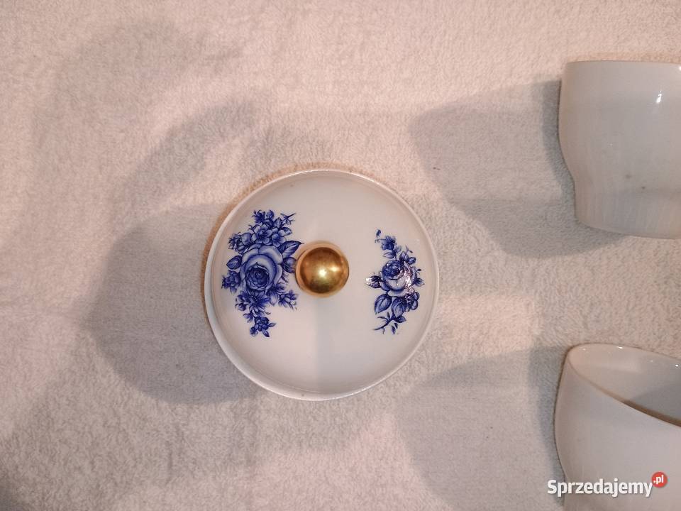 Filiżanki i cukiernica porcelanowe Skrzydlewo sprzedam