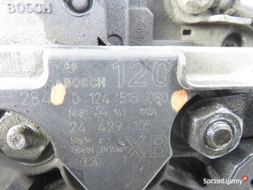 ALTERNATOR OPEL VECTRA C 22 DTI 16V 0124515080 osobowe sprzedam