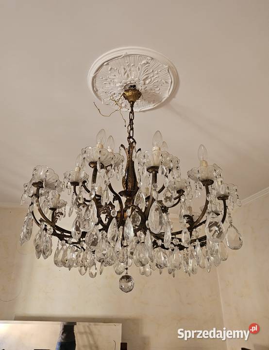 Luksusowy żyrandol kryształowy Maria Teresa 18 Wałbrzych