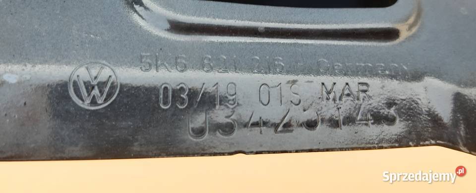 VW GOLF VI 6 HB BŁOTNIK PRAWY PRZÓD ORYGINAŁ Bieleń sprzedam