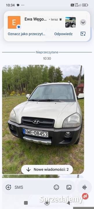 Hjundaj Tucson Węgorzewo