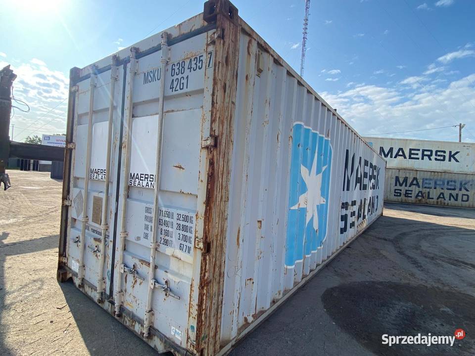 Kontener 40HC używany magazyn transport warmińsko-mazurskie Miłomłyn