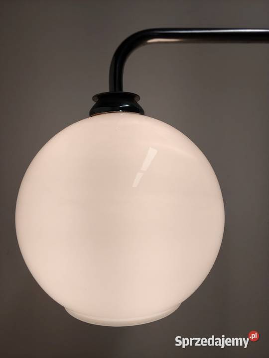 lampa podłogowa art deco modernizm chrom lata Radomsko