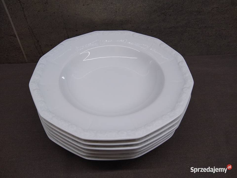 Talerz głęboki Rosenthal Biała Maria Classic 6 Porcelana i szkło wielkopolskie Kalisz