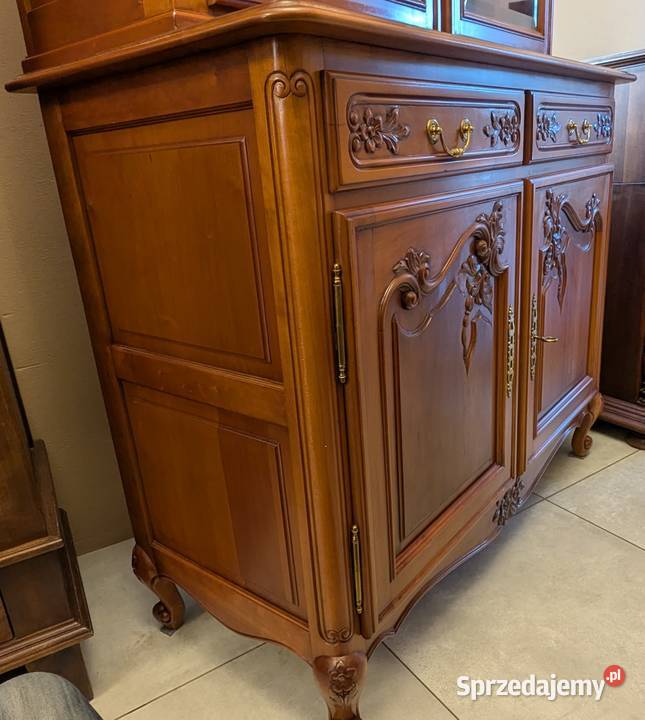 Piękny kredens ludwikowski czereśniasklep śląskie