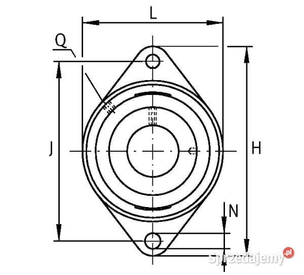 Obudowa łożyska Corrotect GGCJT06NFA1251 Kamionna