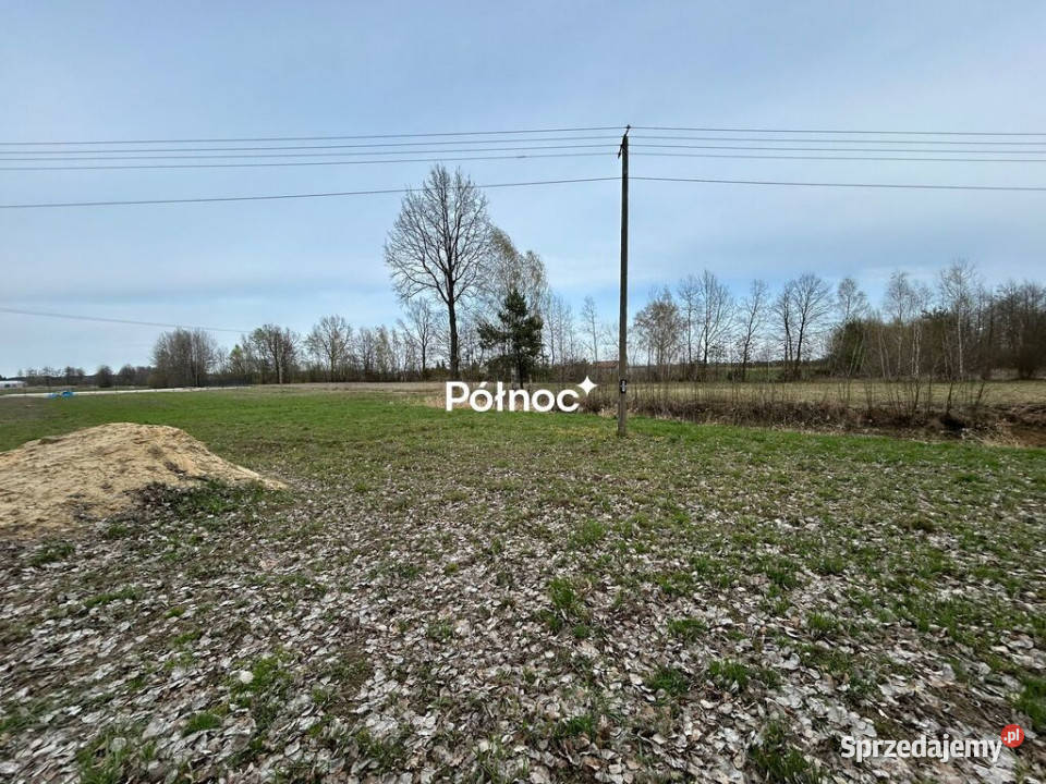 Działka ze stawem 2412 m Aleksandrów sprzedam