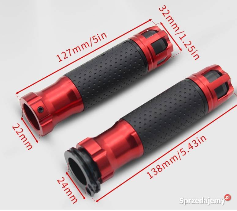 MANETKI SPORTOWE ŚCIGACZ 22 MM CNC METAL Sosnowiec